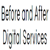 Before and after digital services