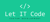 Let IT Code