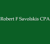 Robert F Savolskis CPA